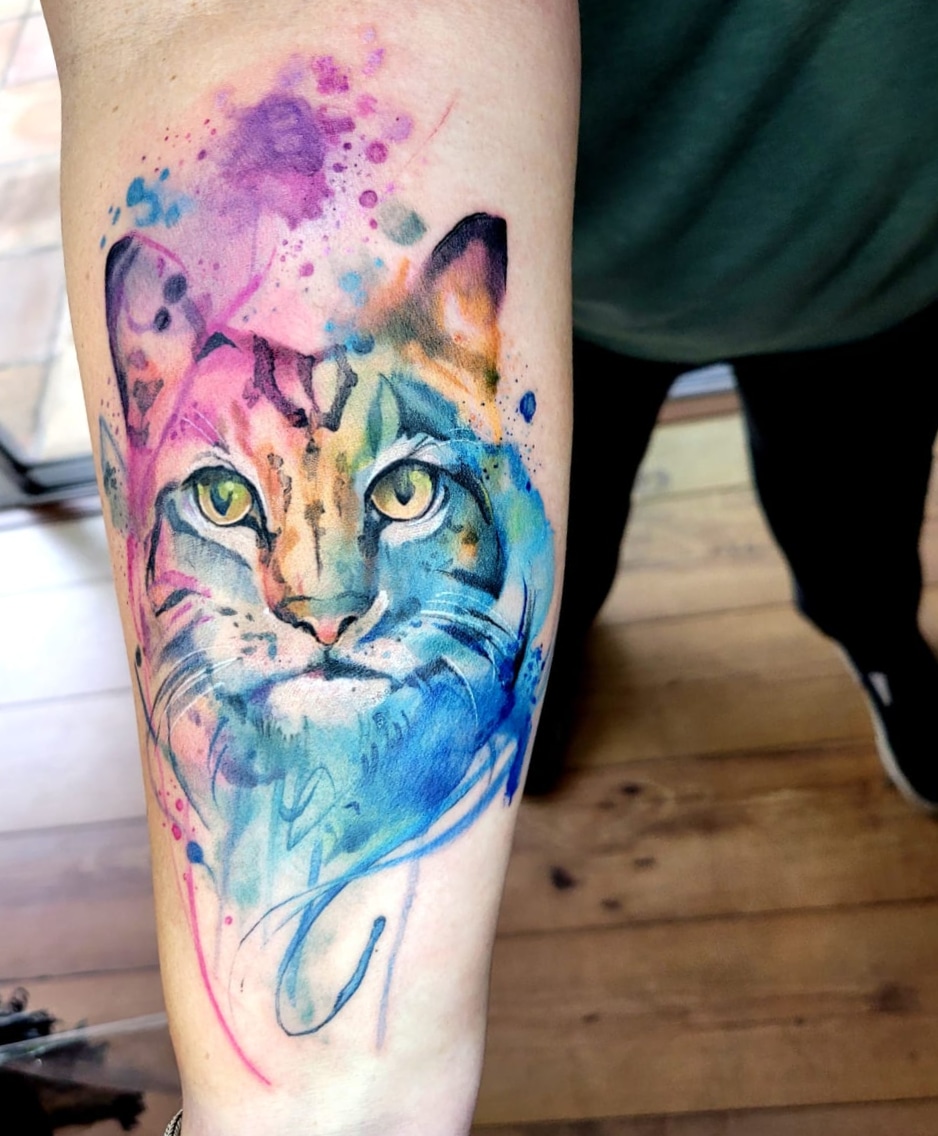 Botanical tattoo by Chanel