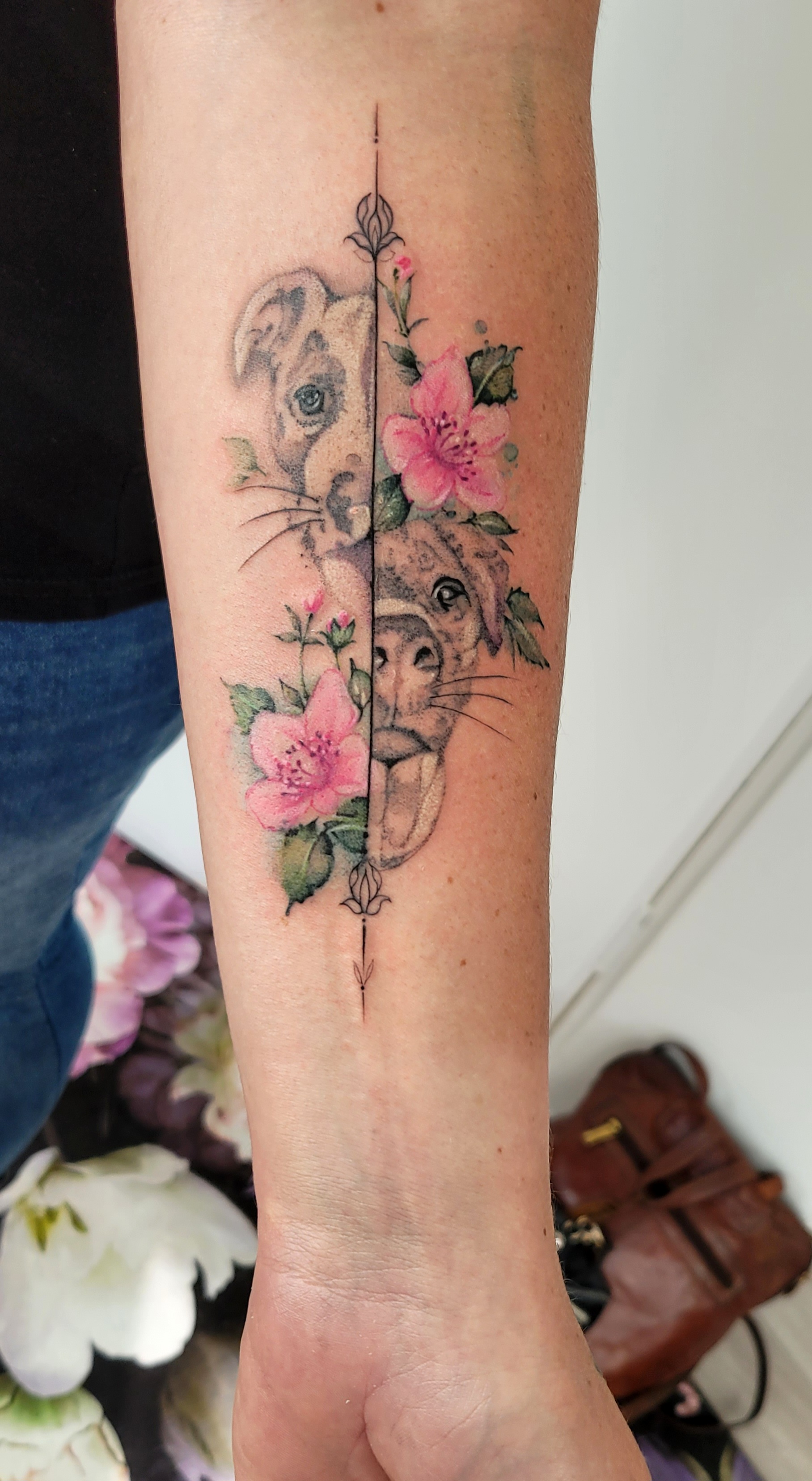 Tattoo work by Chanel Swanepoel