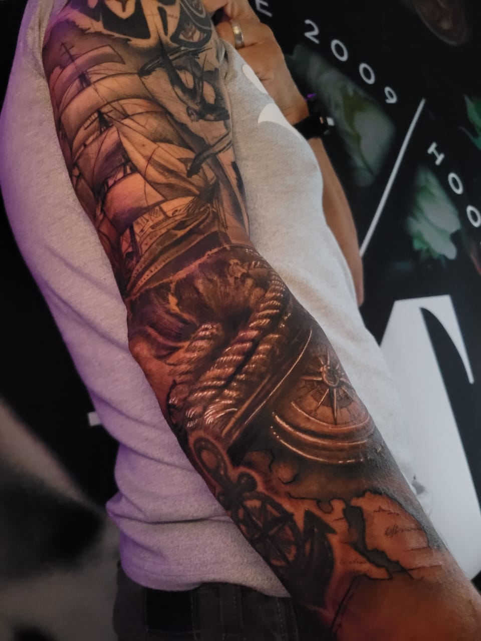 Tattoo work by Tyrone Swanepoel