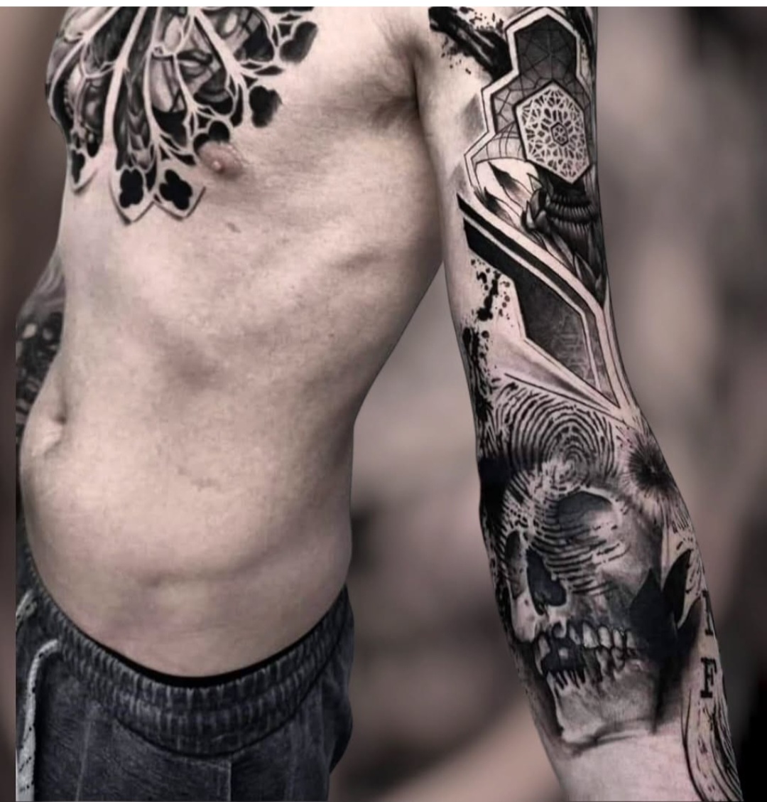 Tattoo work by Tyrone Swanepoel