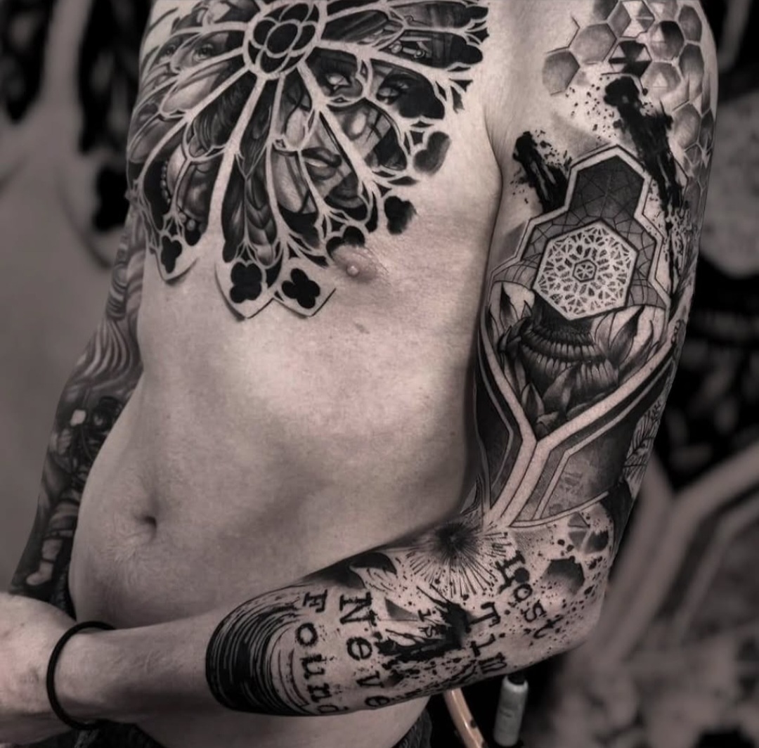 Tattoo work by Tyrone Swanepoel