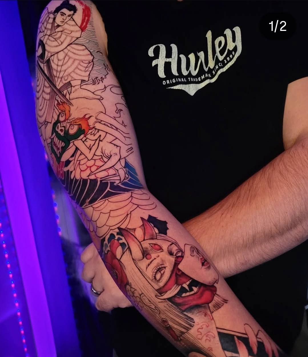 Tattoo work by Tyrone Swanepoel